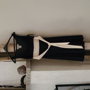 Nine West Sleeveless LBD Detail in Poly/Spandex Black Sz 6